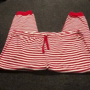 Primary Brand Pajama Pants Women's XXXL Red White Stripes 100% Organic Cotton